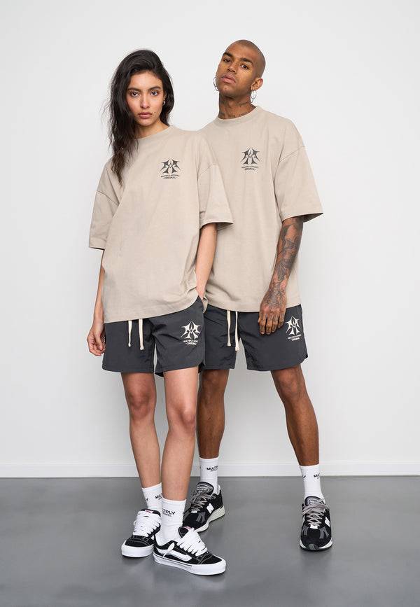 Multiply Spparel Woven Shorts SKETCH Black Soda Outlet