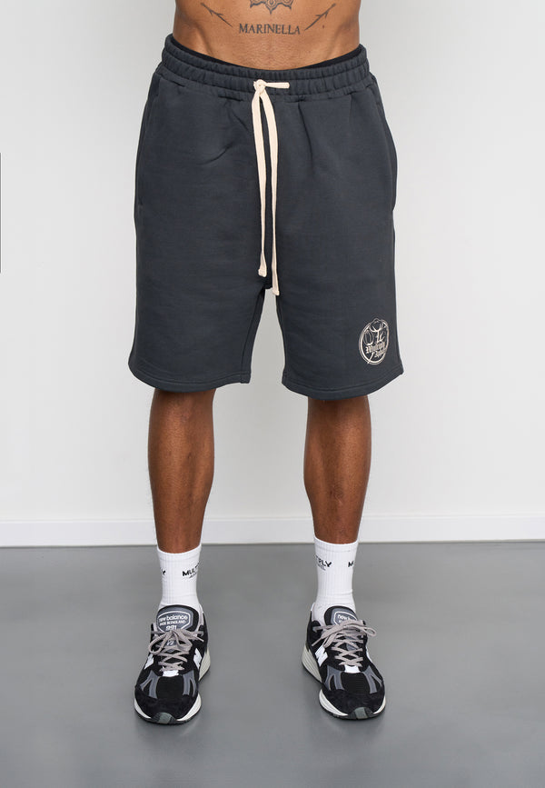 Multiply Spparel Shorts ANTIQUE Black Soda Washed Auslauf