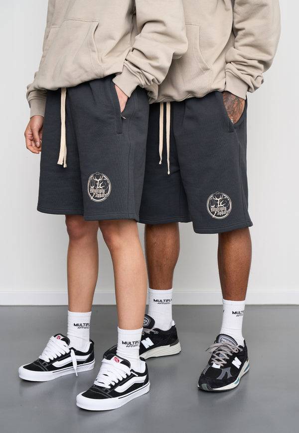 Multiply Spparel Shorts ANTIQUE Black Soda Washed Auslauf