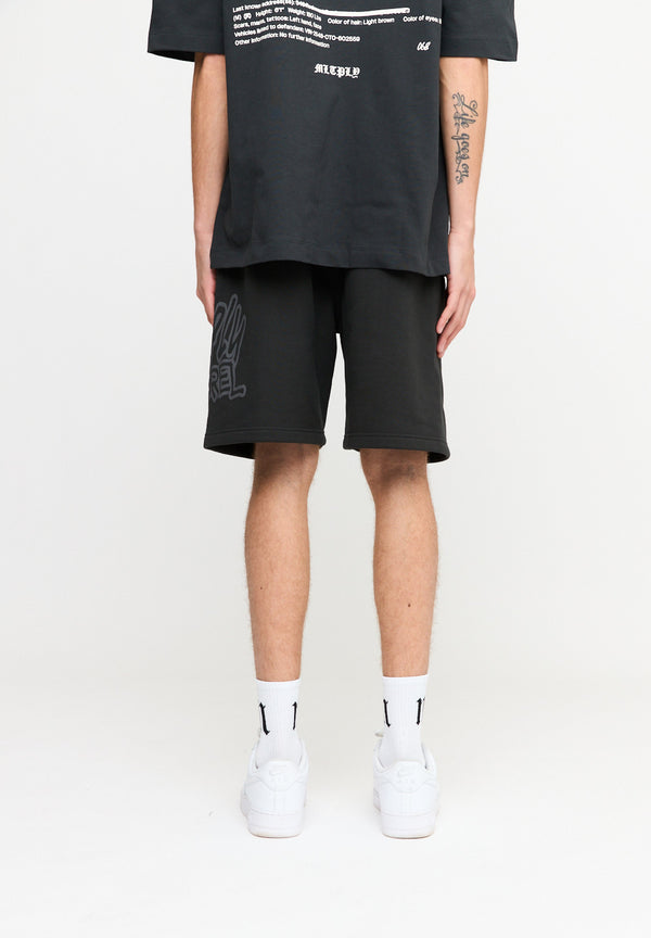 Multiply Spparel Shorts ANXIETY Black Soda Washed Angebote