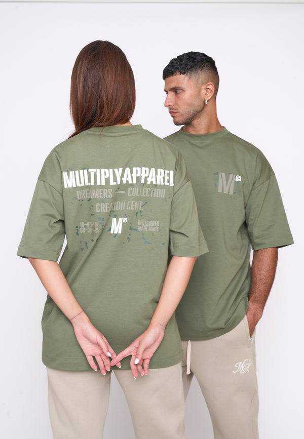 Multiply Spparel Oversize T-Shirt DRILL Four Leaf Clover Meist gekauft