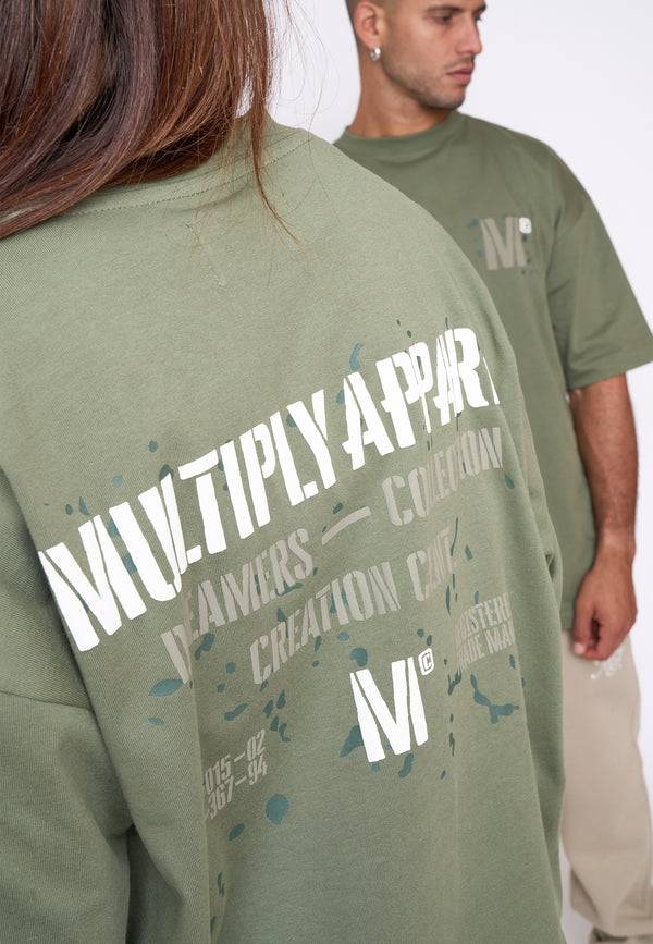Multiply Spparel Oversize T-Shirt DRILL Four Leaf Clover Meist gekauft
