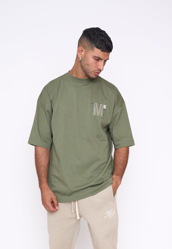 Multiply Spparel Oversize T-Shirt DRILL Four Leaf Clover Meist gekauft