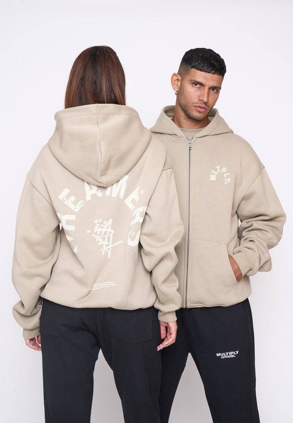 Multiply Spparel Oversize Zip Hoodie PENALTY Seneca Rock Verkauf