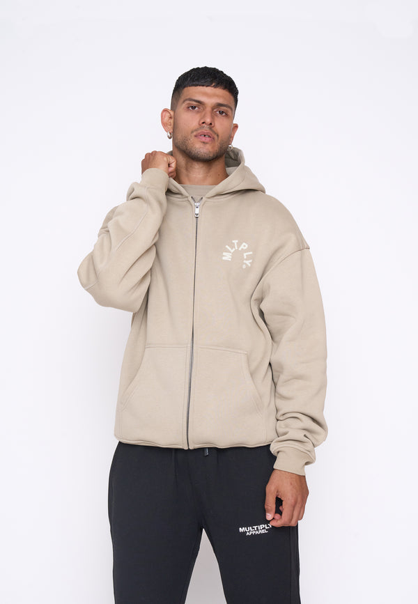Multiply Spparel Oversize Zip Hoodie PENALTY Seneca Rock Verkauf