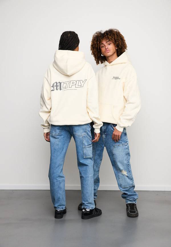 Multiply Spparel Oversize Hoodie COURT Egret Schlussverkauf
