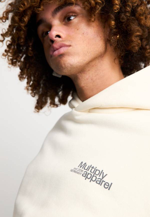 Multiply Spparel Oversize Hoodie COURT Egret Schlussverkauf