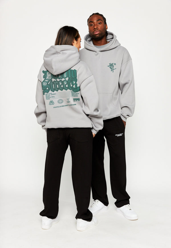Multiply Spparel Oversize Hoodie DEADLY Ultimate Grey Günstiger Verkauf