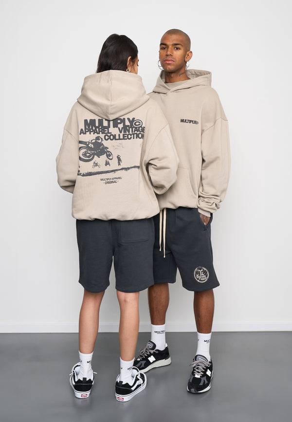 Multiply Spparel Oversize Hoodie DUST Vintage Khaki Blitzverkäufe