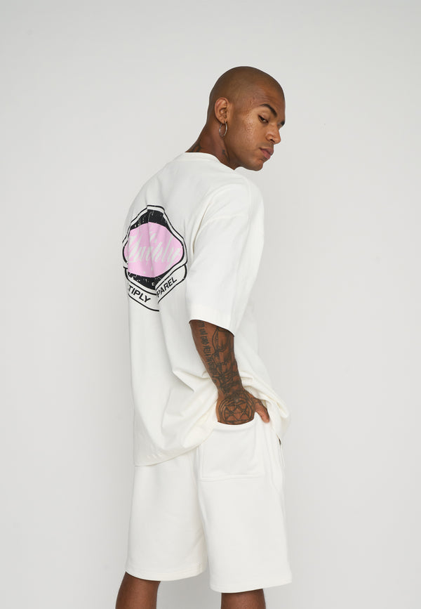 Multiply Spparel Oversize T-Shirt CREW Snow White Angebote