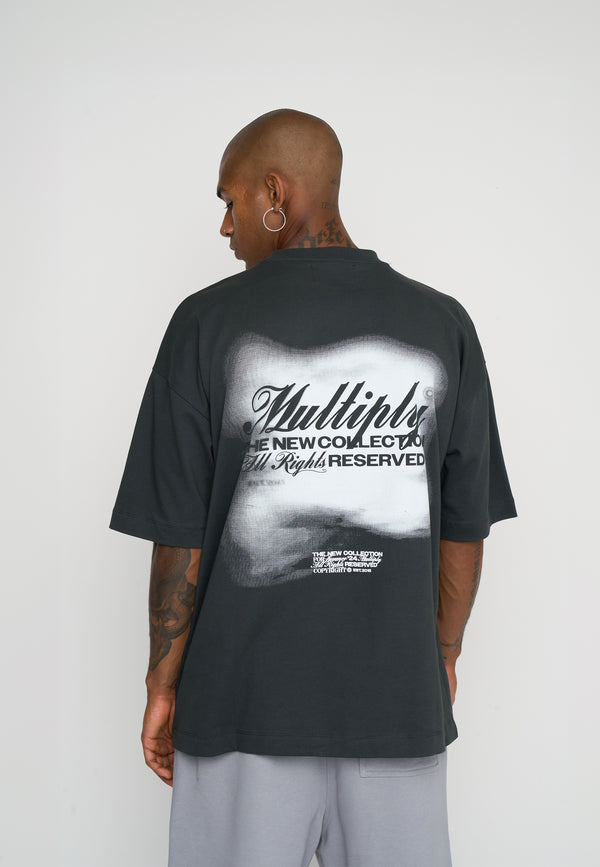 Multiply Spparel Oversize T-Shirt SKY Black Soda Hotsell