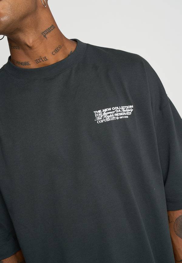 Multiply Spparel Oversize T-Shirt SKY Black Soda Hotsell