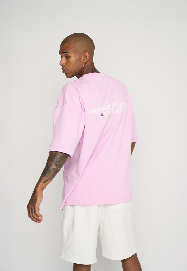 Multiply Spparel Oversize T-Shirt RESERVED Pink Lavender Schlussverkauf