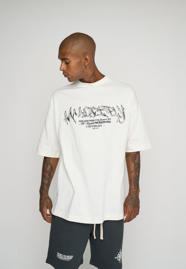 Multiply Spparel Oversize T-Shirt COMPANY Snow White Letzte 2 Tage