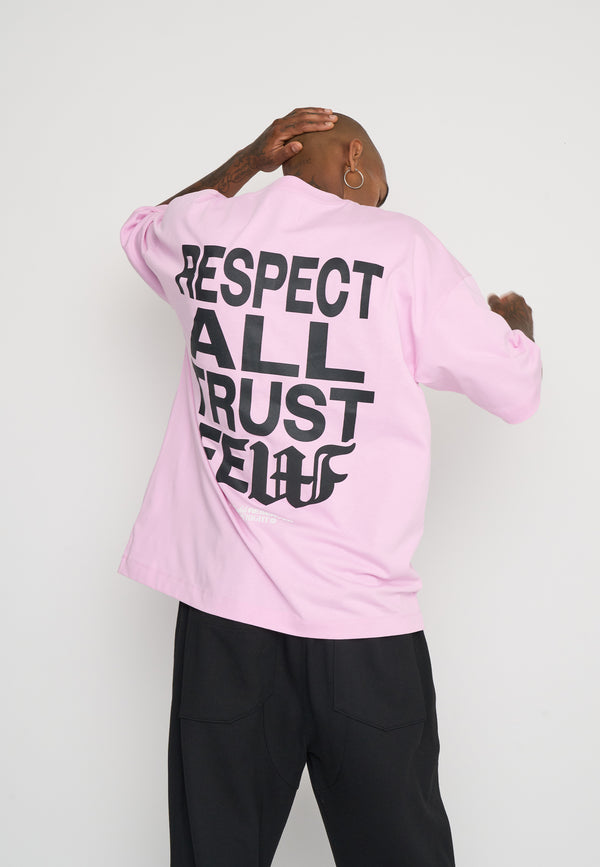 Multiply Spparel Oversize T-Shirt RESPECT Pink Lavender Fabrikverkauf