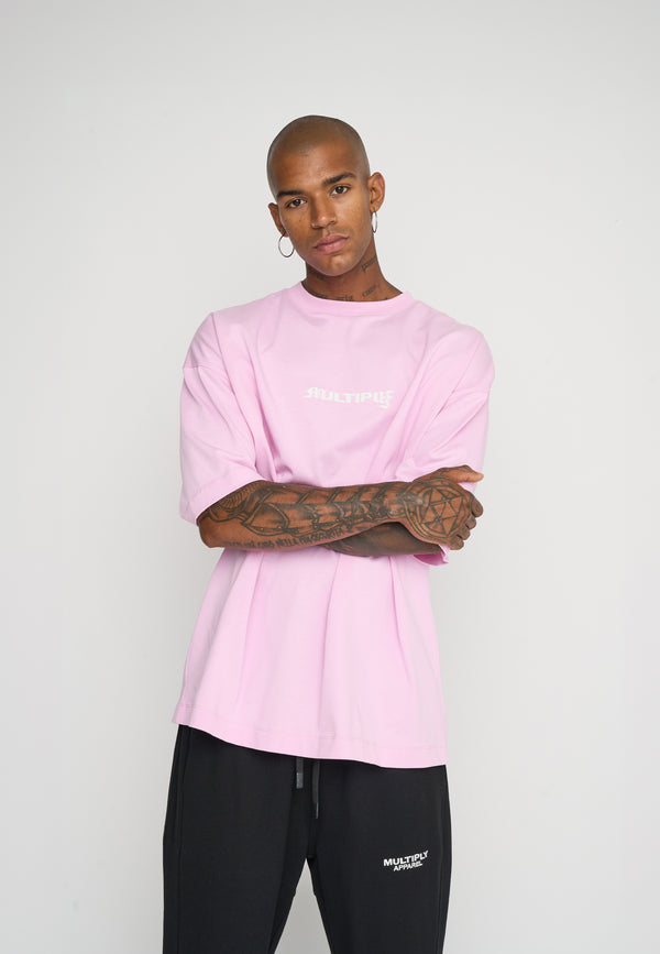 Multiply Spparel Oversize T-Shirt RESPECT Pink Lavender Fabrikverkauf
