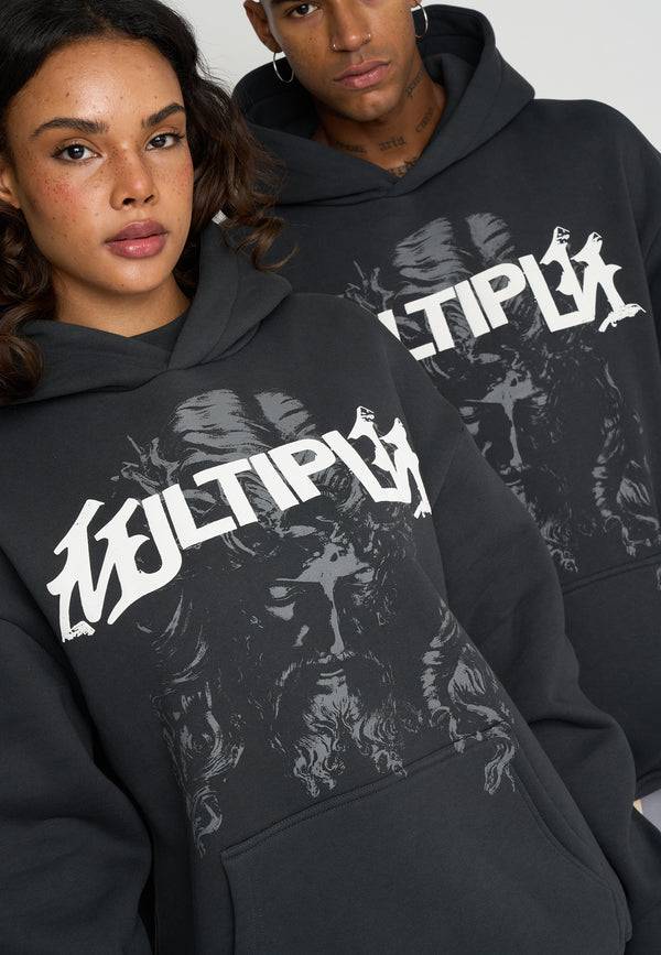 Multiply Spparel Oversize Hoodie SACRED Black Soda Online
