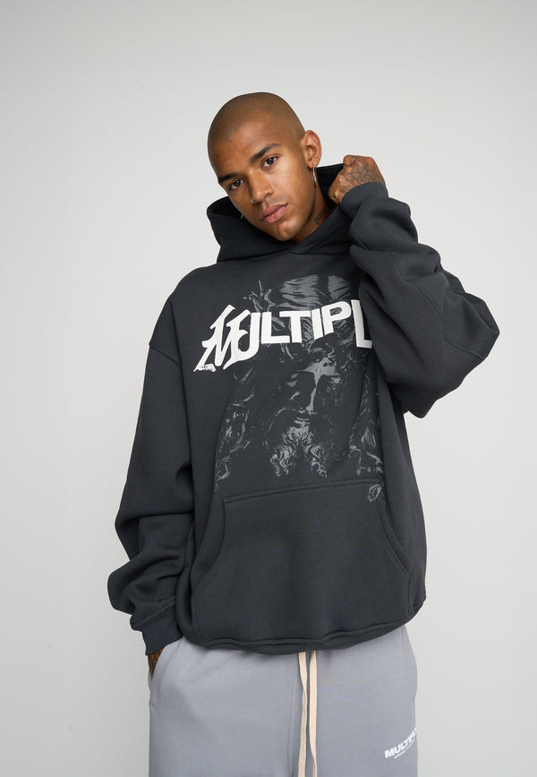 Multiply Spparel Oversize Hoodie SACRED Black Soda Online