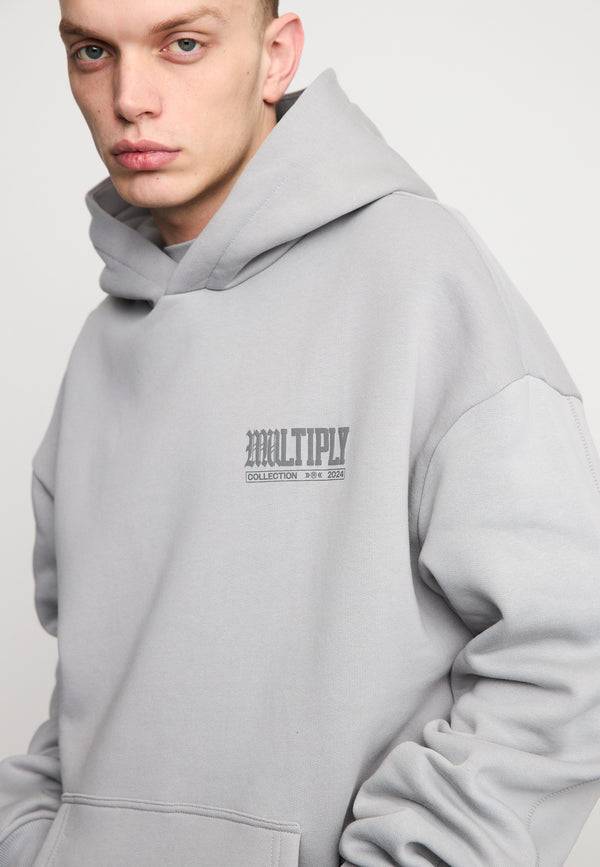 Multiply Spparel Oversize Hoodie WRONGLY Ultimate Grey Schlussverkauf