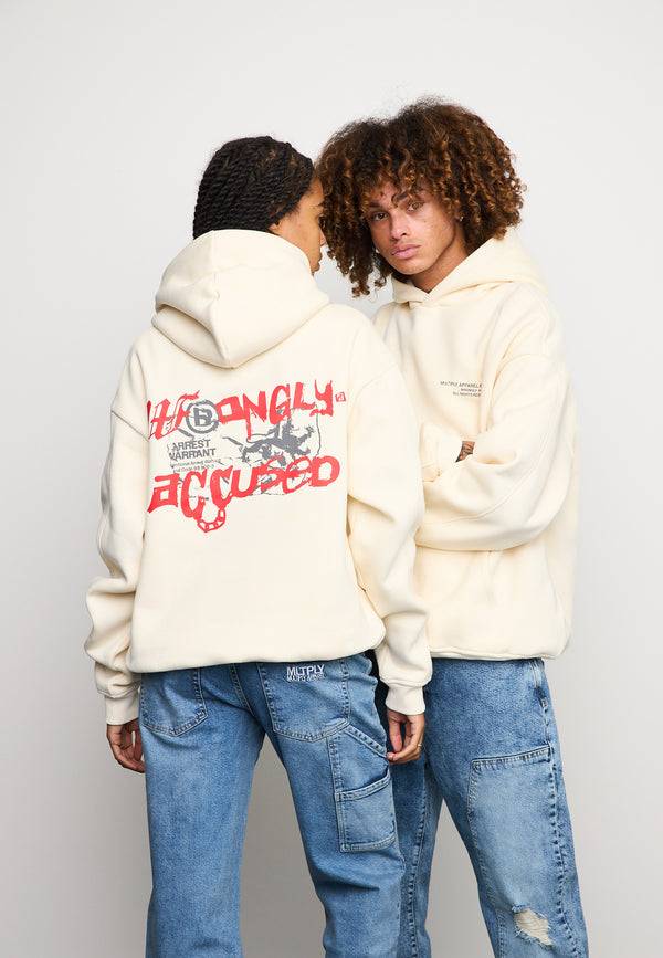 Multiply Spparel Oversize Hoodie INNOCENCE Egret Auslauf