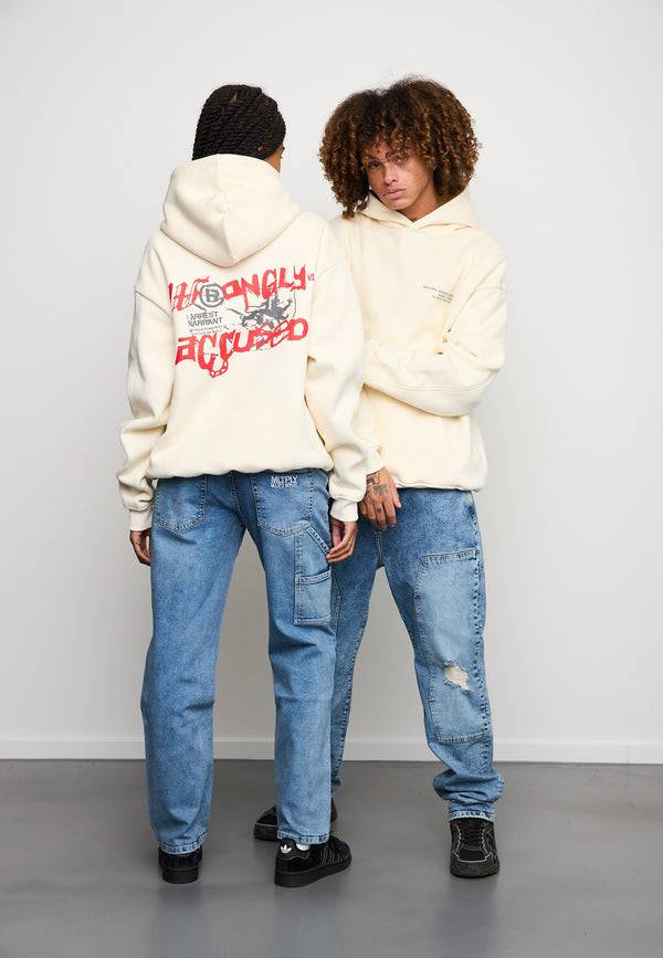 Multiply Spparel Oversize Hoodie INNOCENCE Egret Auslauf