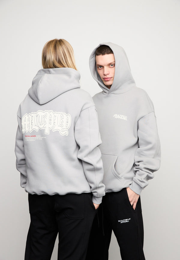 Multiply Spparel Oversize Hoodie MISJUDGED Ultimate Grey Verkauf