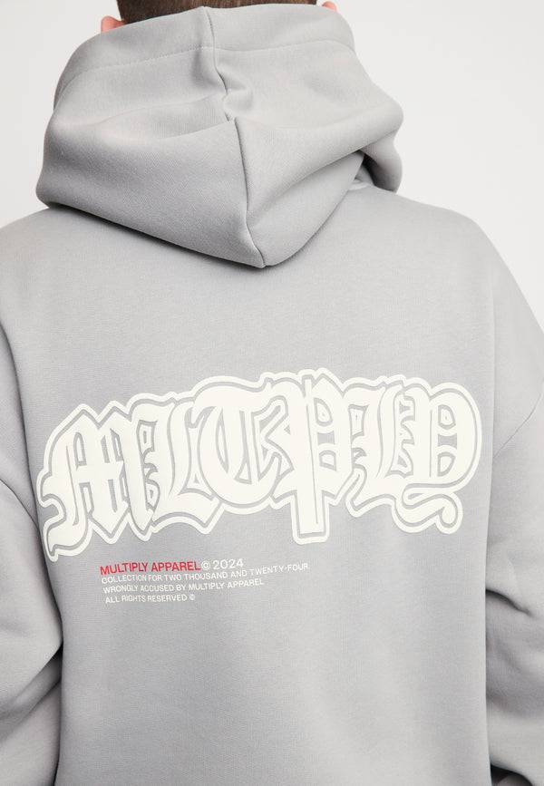 Multiply Spparel Oversize Hoodie MISJUDGED Ultimate Grey Verkauf