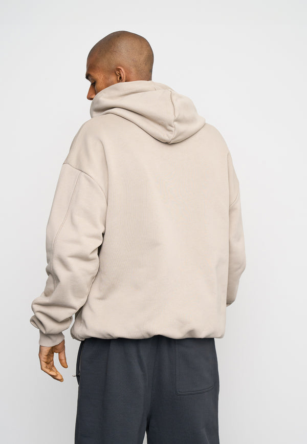 Multiply Spparel Oversize Zip Hoodie ANTIQUE Vintage Khaki Verkauf