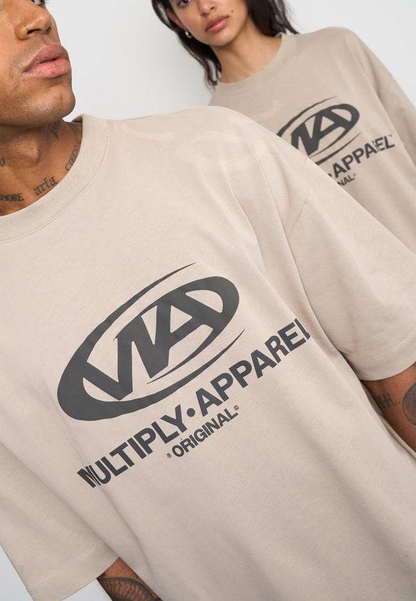 Multiply Spparel Oversize T-Shirt GRIND Vintage Khaki Hotsell