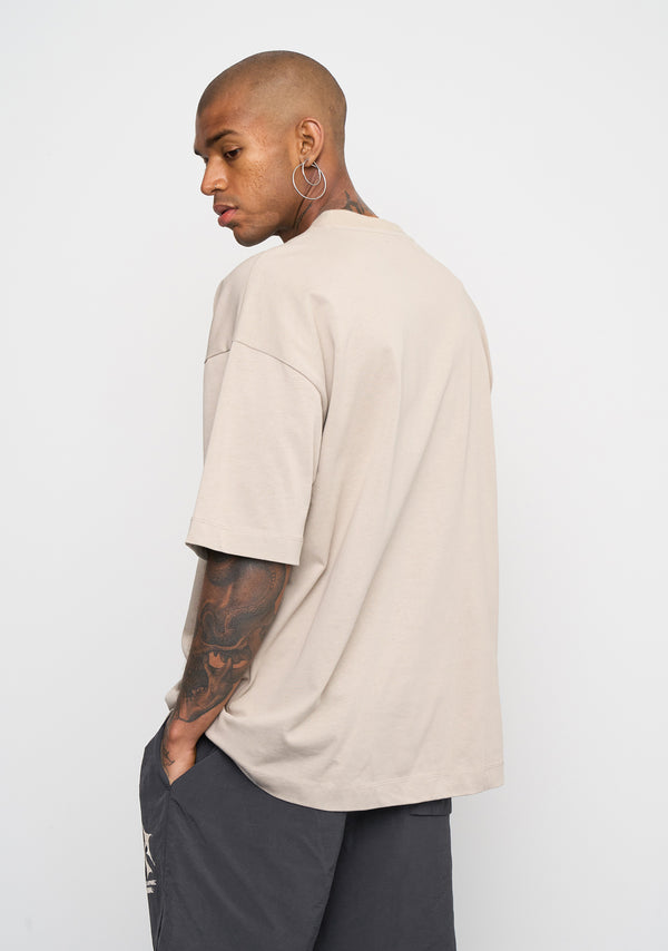 Multiply Spparel Oversize T-Shirt GRIND Vintage Khaki Hotsell