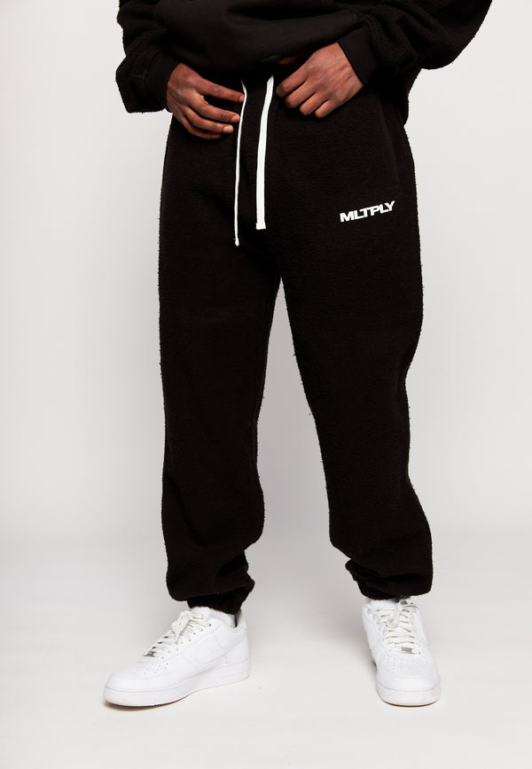 Multiply Spparel Jogger BRUSHED Black Fabrik Onlineshop