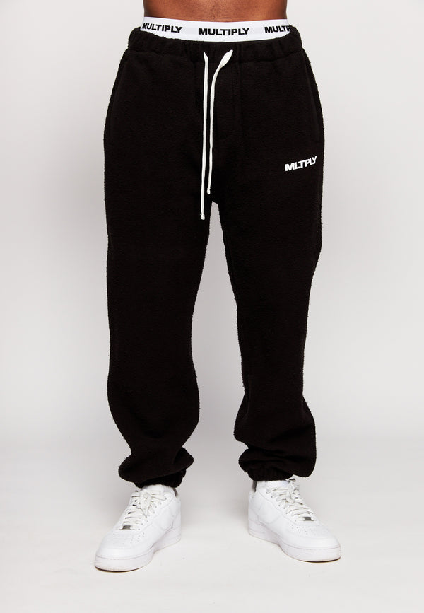 Multiply Spparel Jogger BRUSHED Black Fabrik Onlineshop