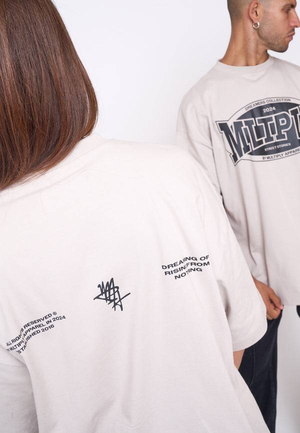 Multiply Spparel Oversize T-Shirt SPIRIT Dove Sonderangebot