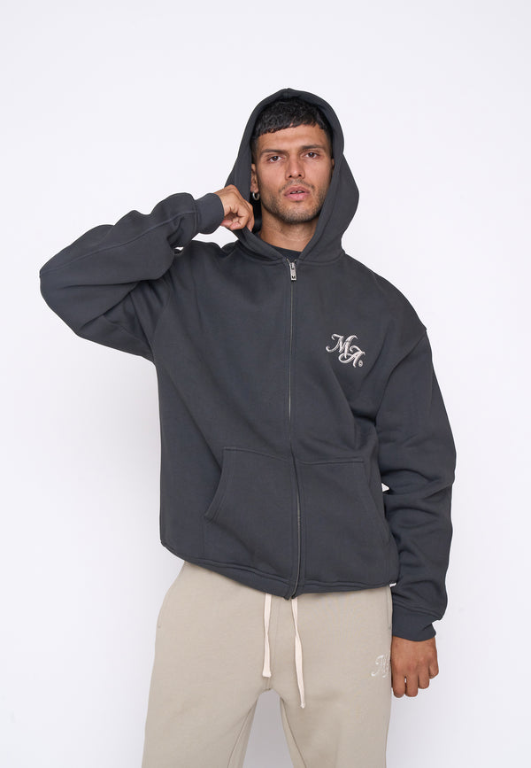 Multiply Spparel Oversize Zip Hoodie HERO Black Soda Günstig kaufen