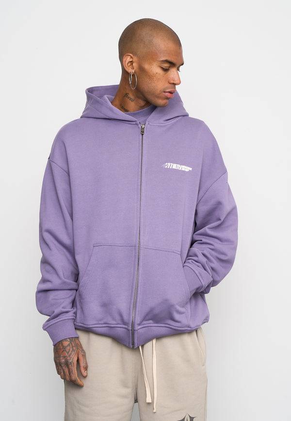 Multiply Spparel Oversize Zip Hoodie TEAMWORK Cadet Zeitlich begrenztes Angebot