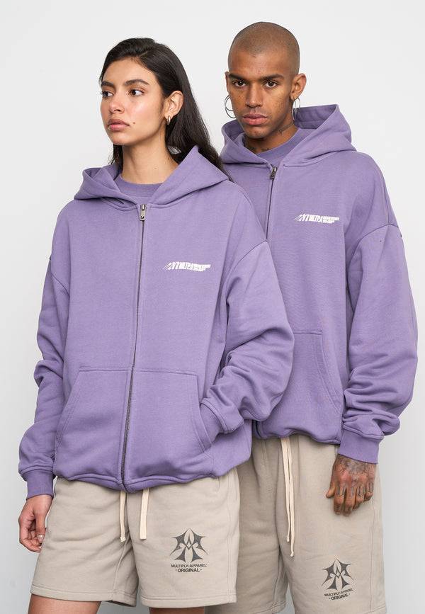 Multiply Spparel Oversize Zip Hoodie TEAMWORK Cadet Zeitlich begrenztes Angebot
