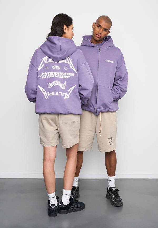 Multiply Spparel Oversize Zip Hoodie TEAMWORK Cadet Zeitlich begrenztes Angebot