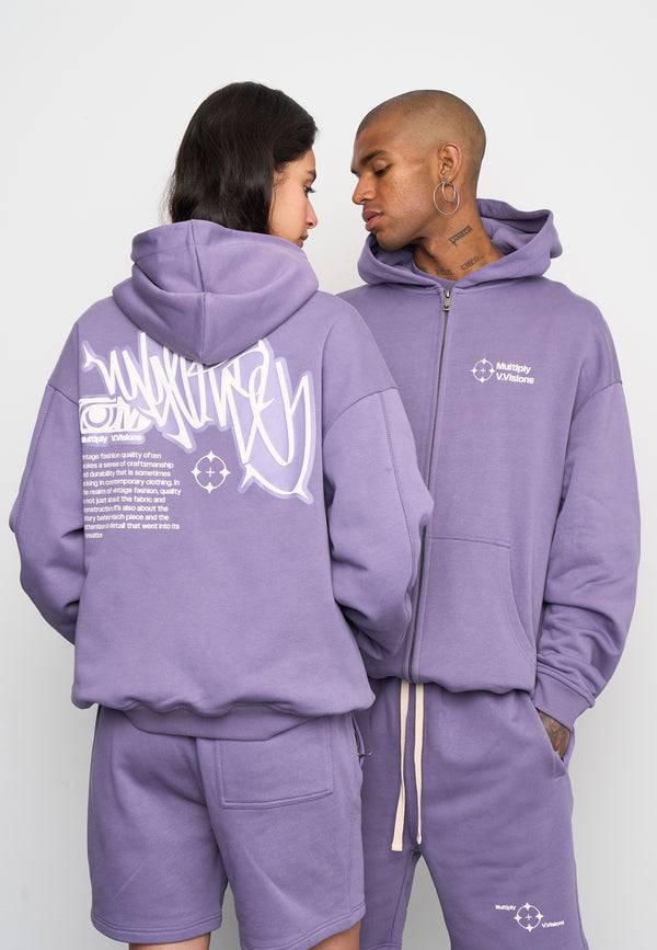 Multiply Spparel Oversize Zip Hoodie VISIONARY Cadet Exklusive Angebote
