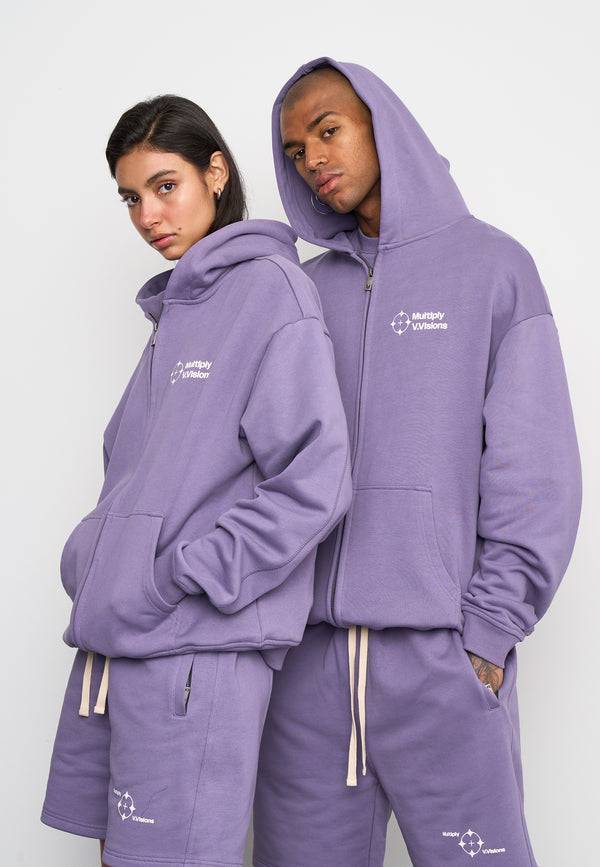 Multiply Spparel Oversize Zip Hoodie VISIONARY Cadet Exklusive Angebote