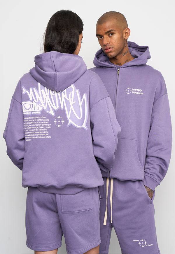 Multiply Spparel Oversize Zip Hoodie VISIONARY Cadet Exklusive Angebote