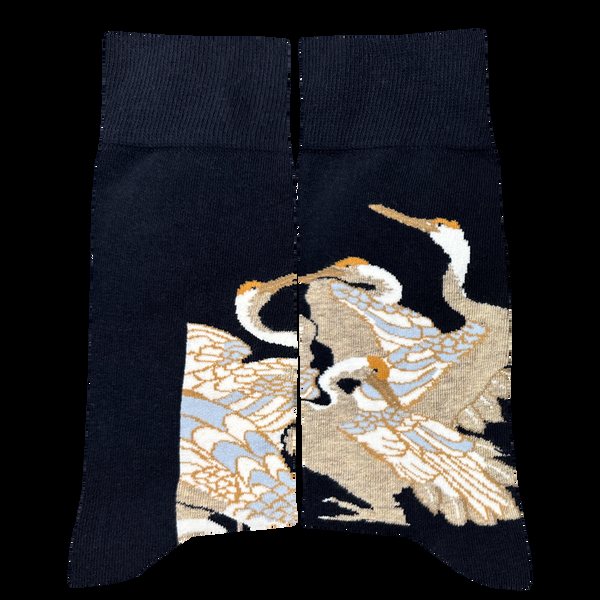 Musearta Woven Fukusa - Japanische Kraniche im Angebot