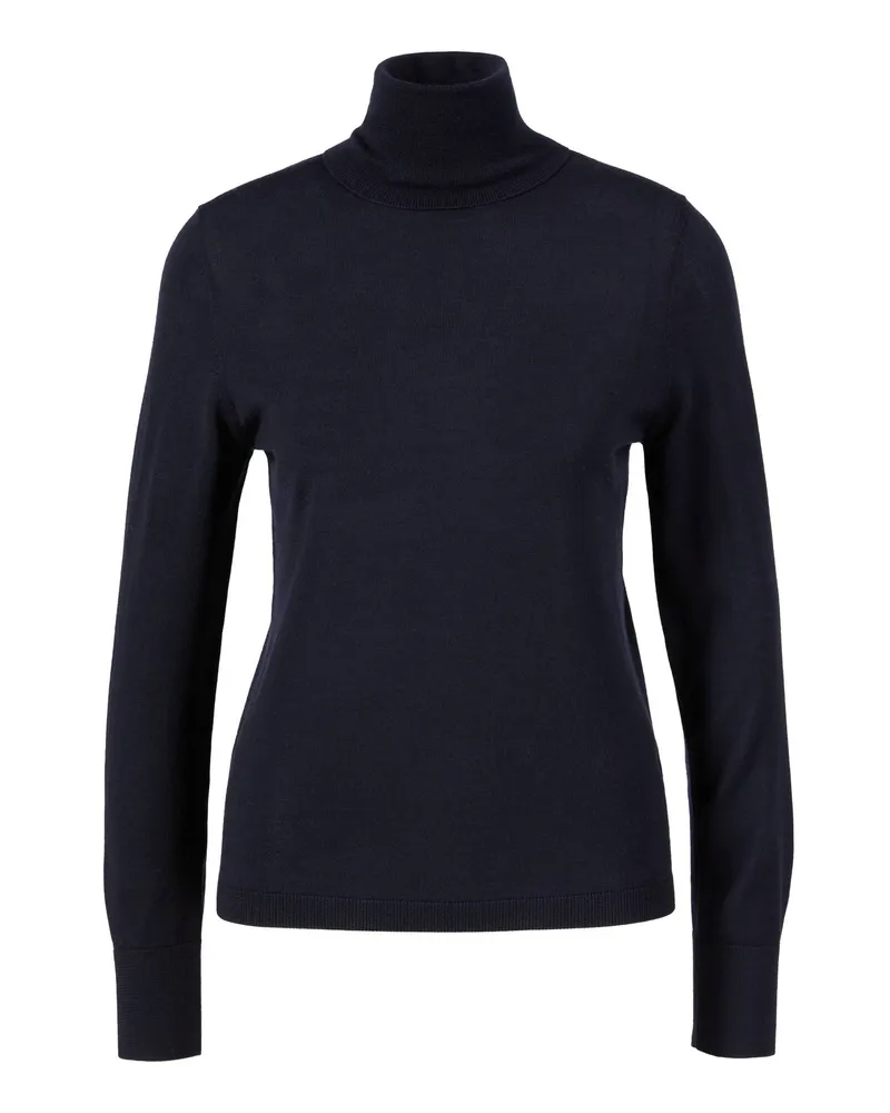 ALLUDE Rollkragenpullover Marineblau Blau Angebote