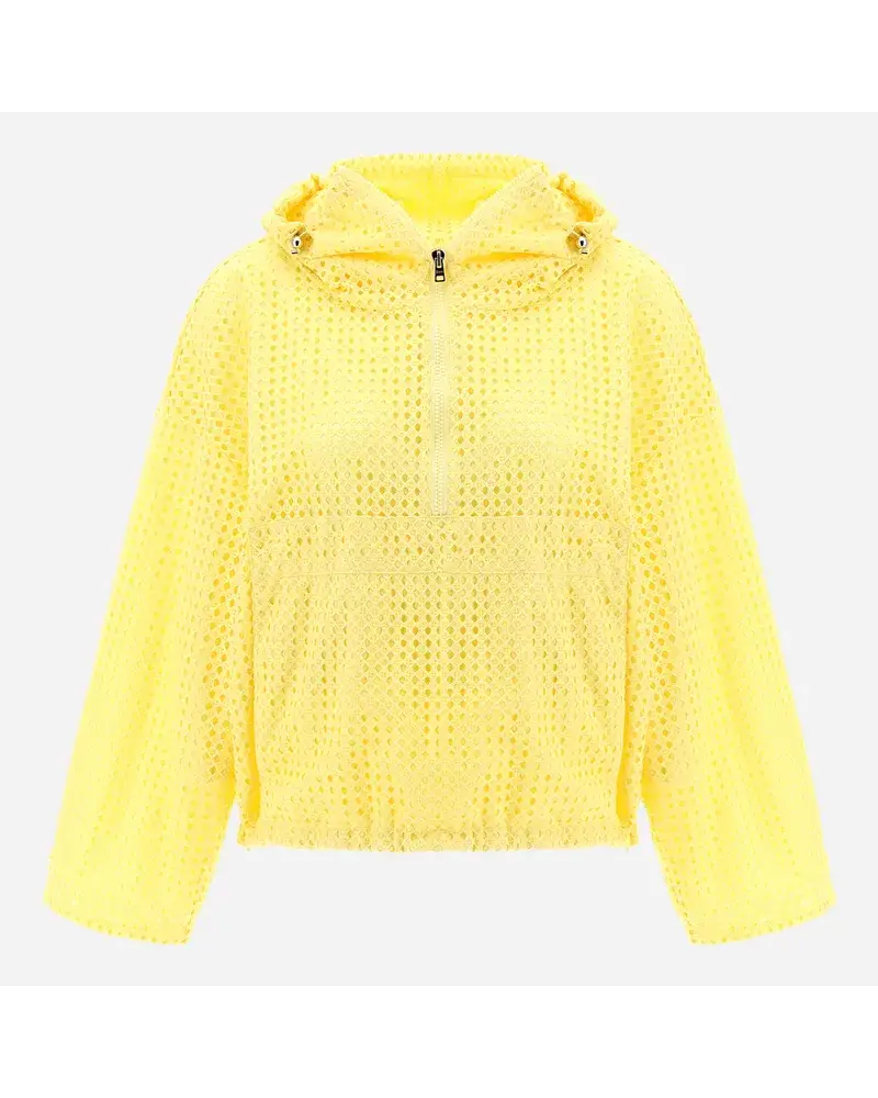 Herno Spring Lace Und Ecoage Jacke In A Form Zitronengelb Blitzverkäufe