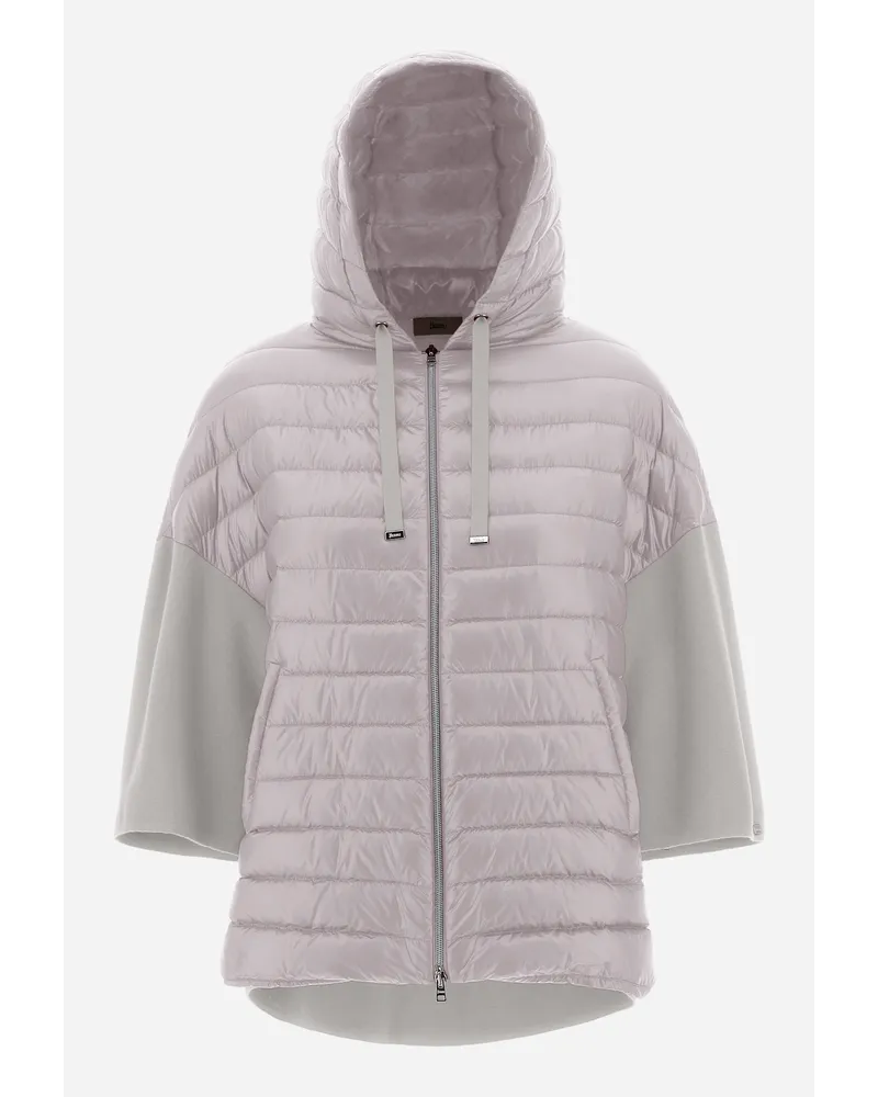 Herno Unlimited Compact Cotton Und Nylon Ultralight Jacke Eis Auslauf