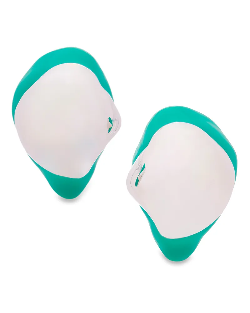 Loewe Luxury Foam Drip Earrings In Sterling Silver And Enamel Lagerräumung