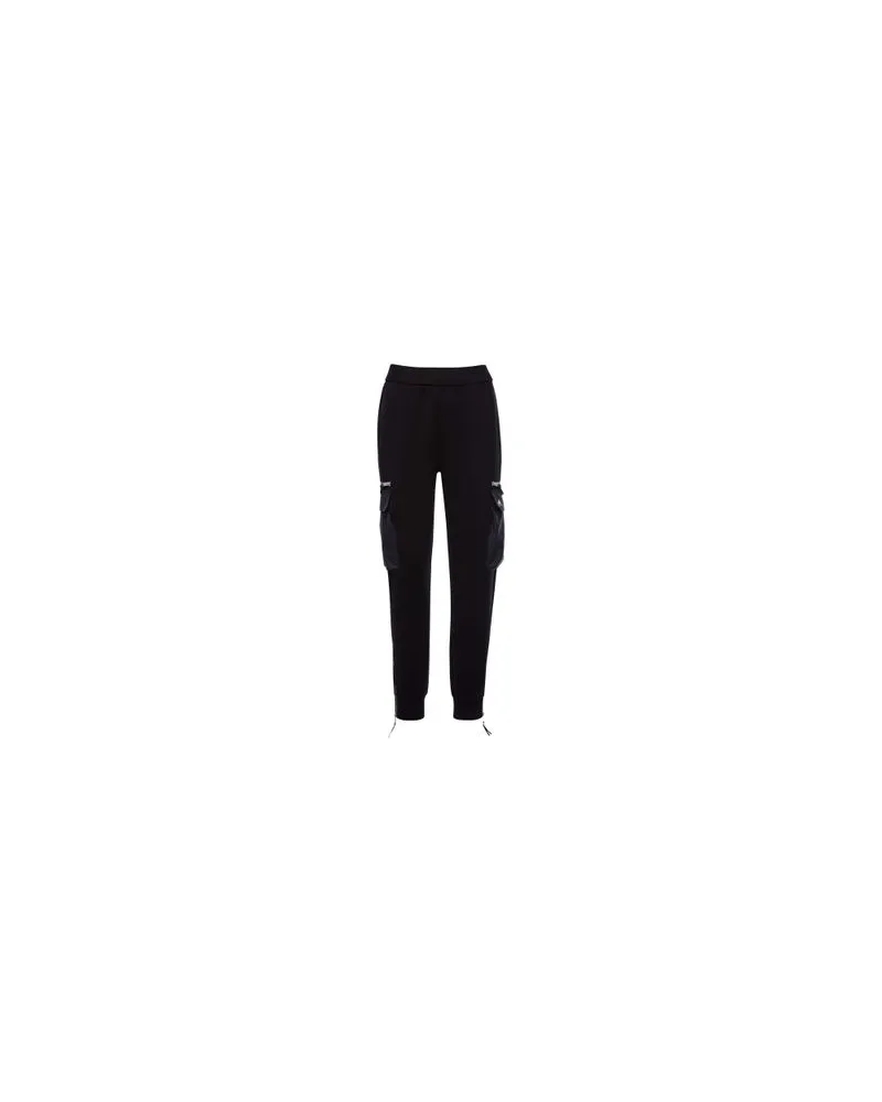 Moose Knuckles Jogginghose Mixmedia Black Heißer Verkauf