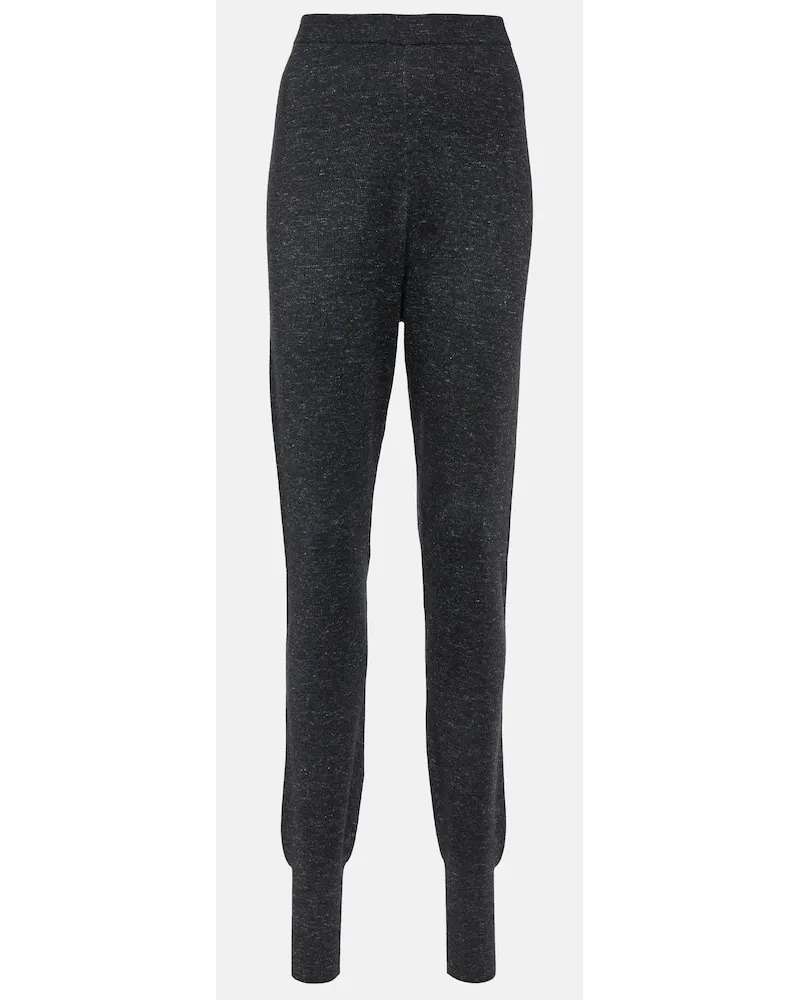 The Row Jogginghose Aus Einem Kaschmirgemisch Grau zollfrei