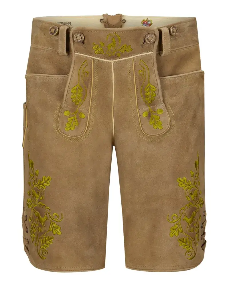 Meindl Lederhose Munich Aus Ziegenleder Hirmer Edition Hellbraun Günstiger Verkauf