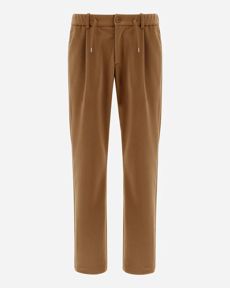Herno Hose Aus Linen Velvet Camel Top Angebot