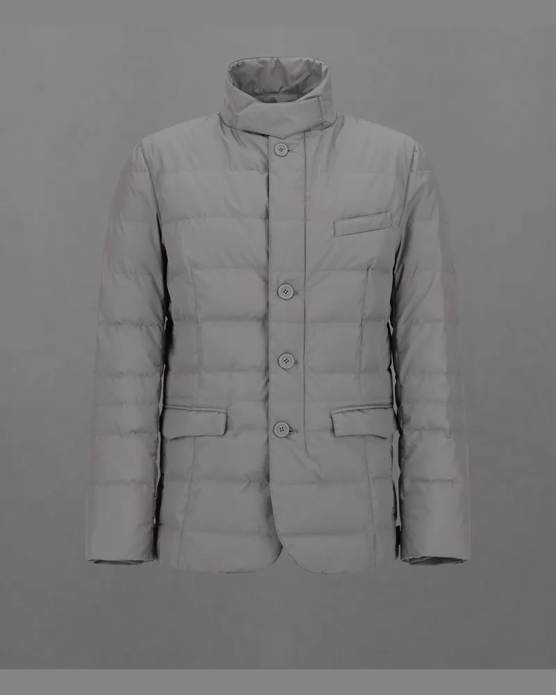 Herno Blazer Laminar Aus Gore Tex Infinium Windstopper Grau Neuheiten